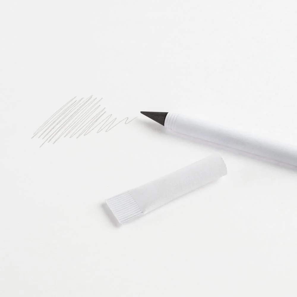 Вечный карандаш Carton Inkless белый - фото 6