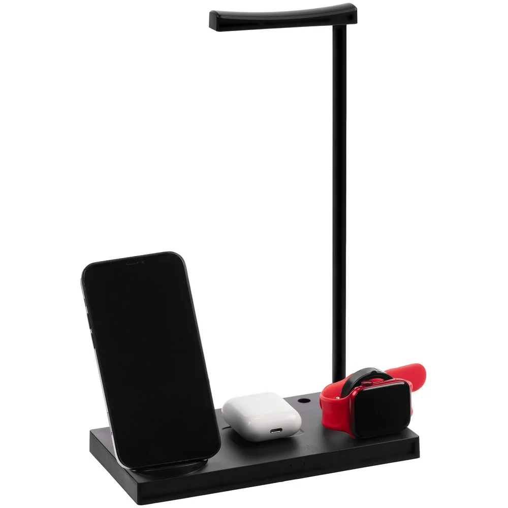 Зарядная станция с лампой Quick Trick, черная - фото 3