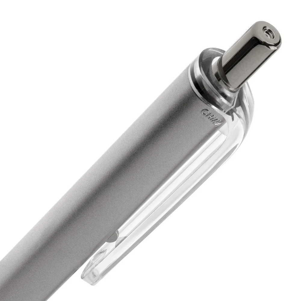 Ручка шариковая Easy Grip серебристая - фото 5