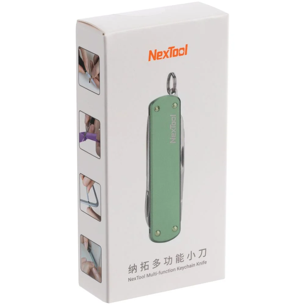 Нож-брелок NexTool Mini зеленый - фото 3
