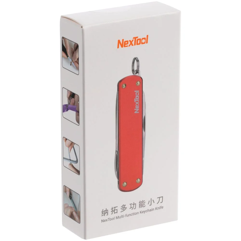 Нож-брелок NexTool Mini красный - фото 3