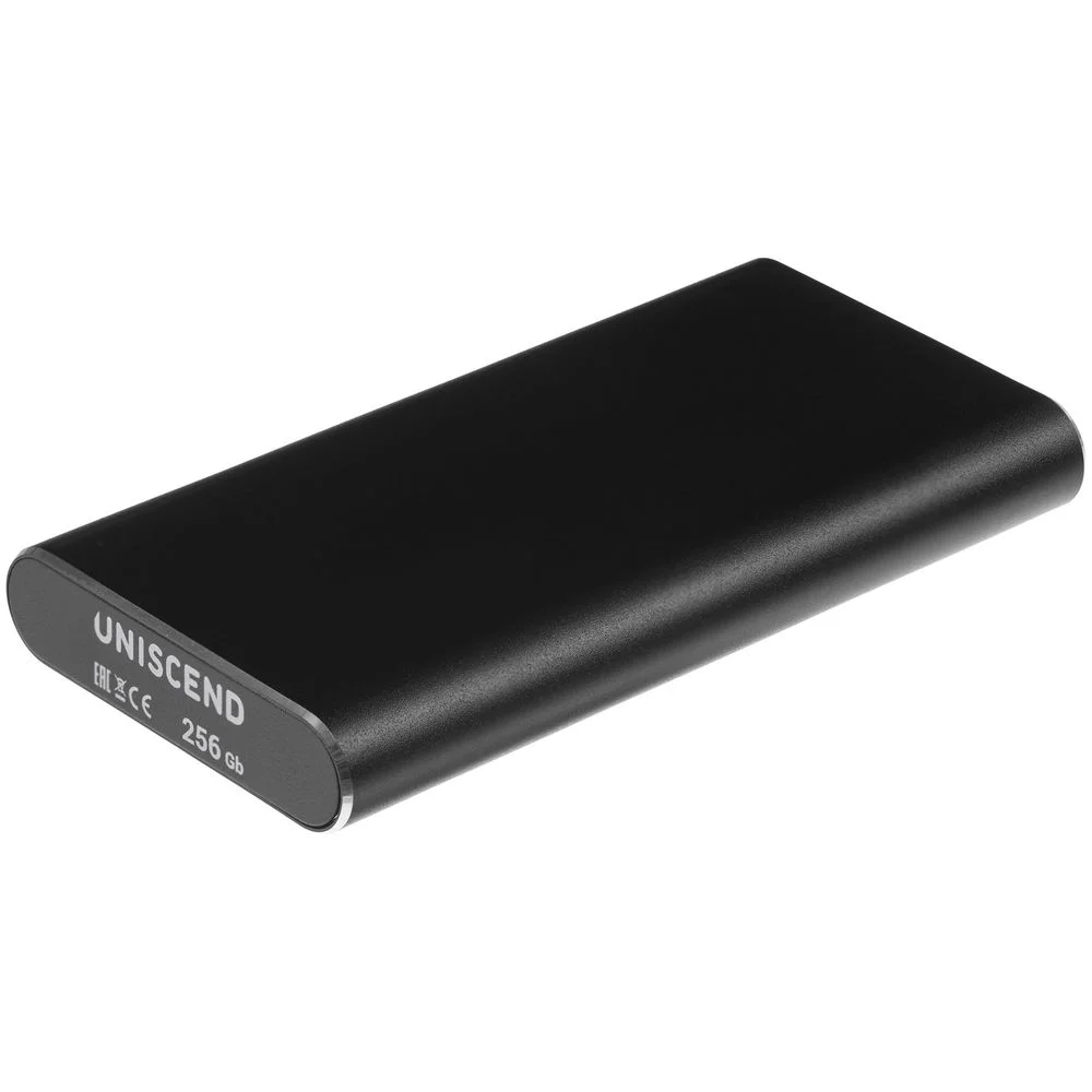 Портативный внешний диск SSD Uniscend Drop 256 Гб черный без футляра - фото 2