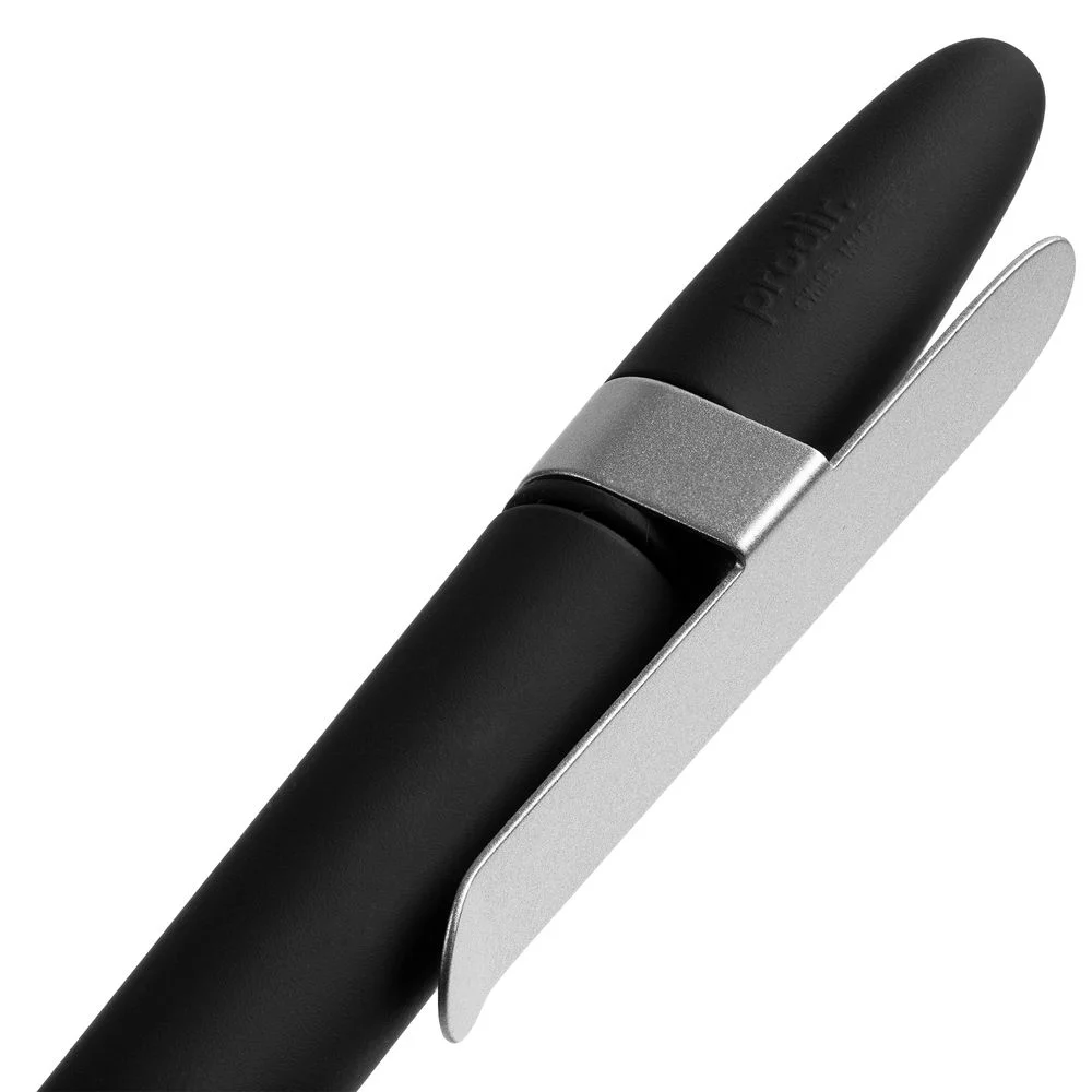 Ручка шариковая Prodir DS5 TSR Metal Clip черная - фото 5