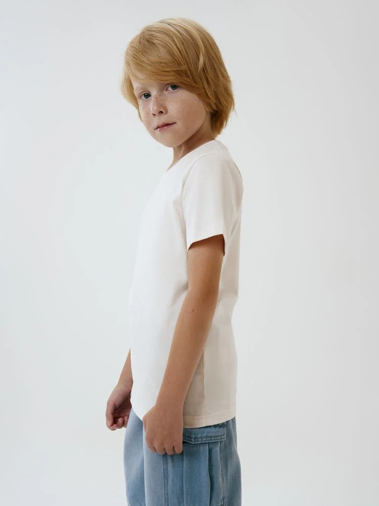 Футболка детская T-Bolka Kids молочно-белая - фото 7