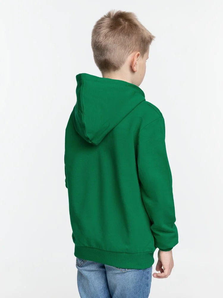 Толстовка с капюшоном детская Kirenga Kids зеленая - фото 5