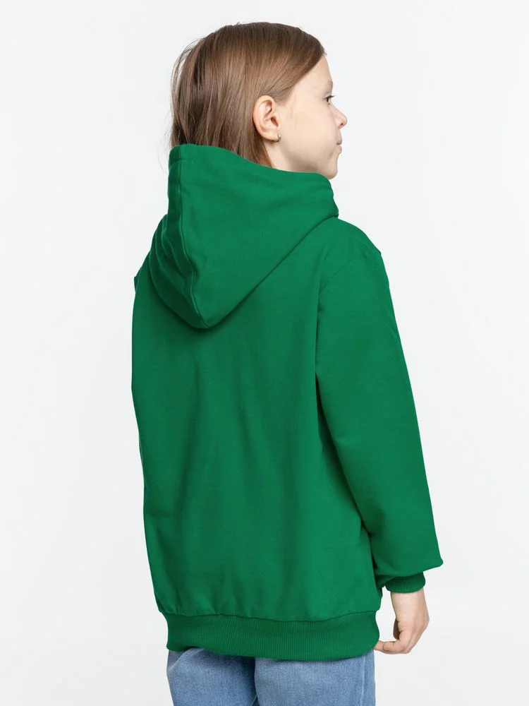 Толстовка с капюшоном детская Kirenga Kids зеленая - фото 8