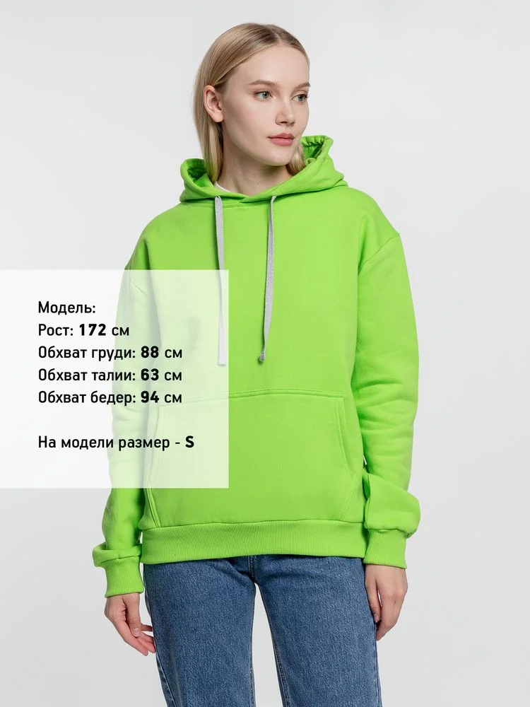 Толстовка с капюшоном Kirenga Heavy, зеленое яблоко - фото 3