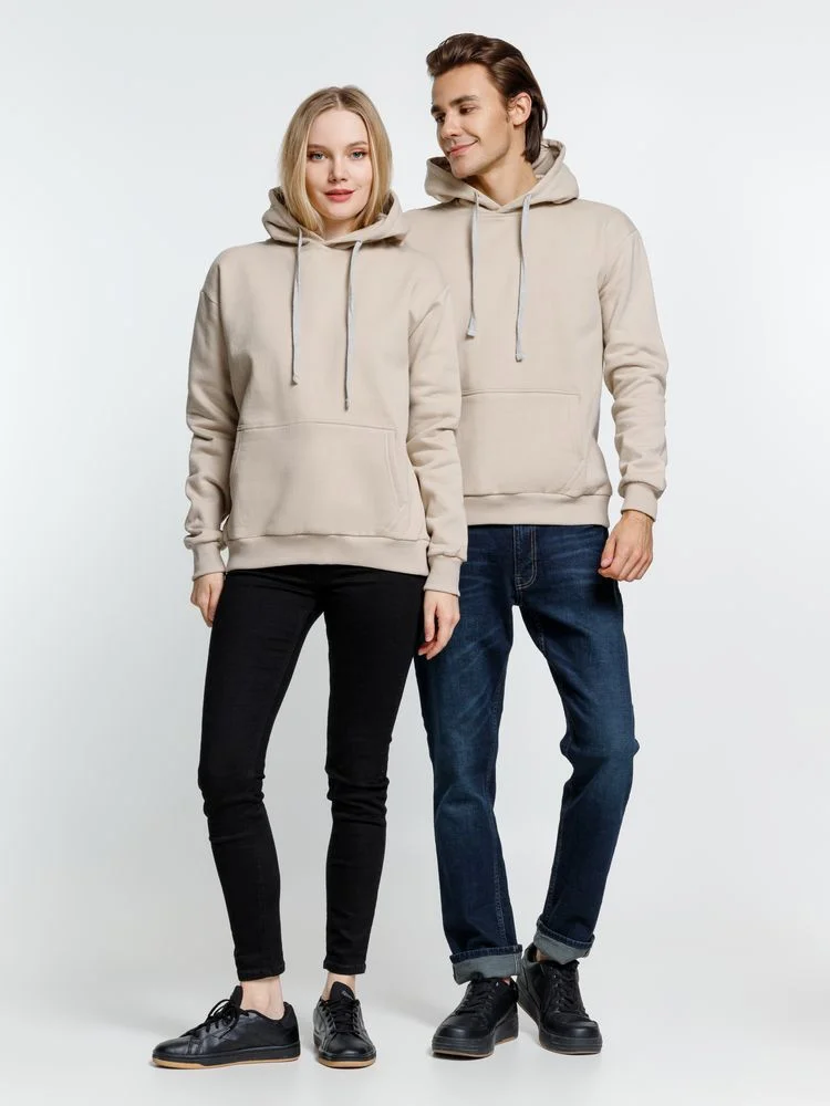 Толстовка с капюшоном Kirenga Heavy, бежевая - фото 11