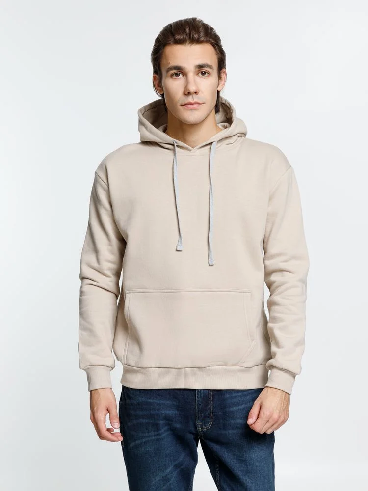 Толстовка с капюшоном Kirenga Heavy, бежевая - фото 4