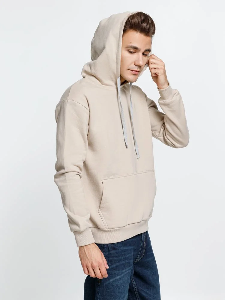 Толстовка с капюшоном Kirenga Heavy, бежевая - фото 6