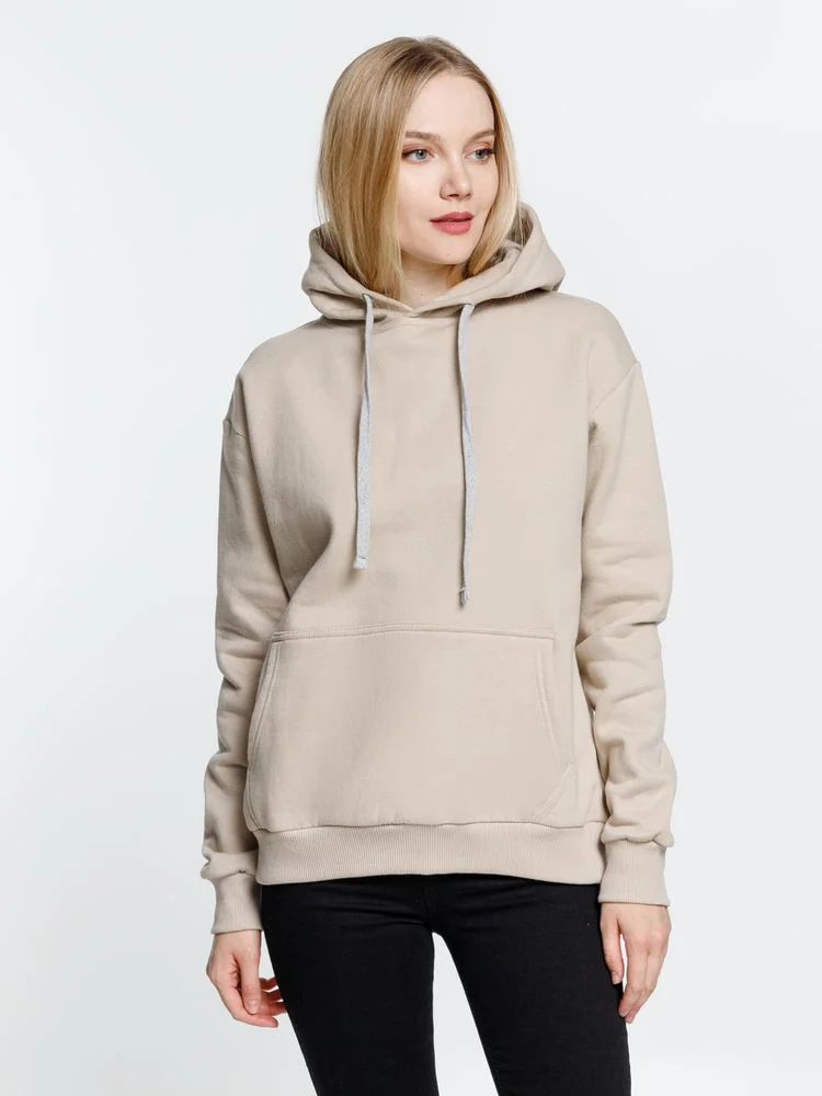 Толстовка с капюшоном Kirenga Heavy, бежевая - фото 8