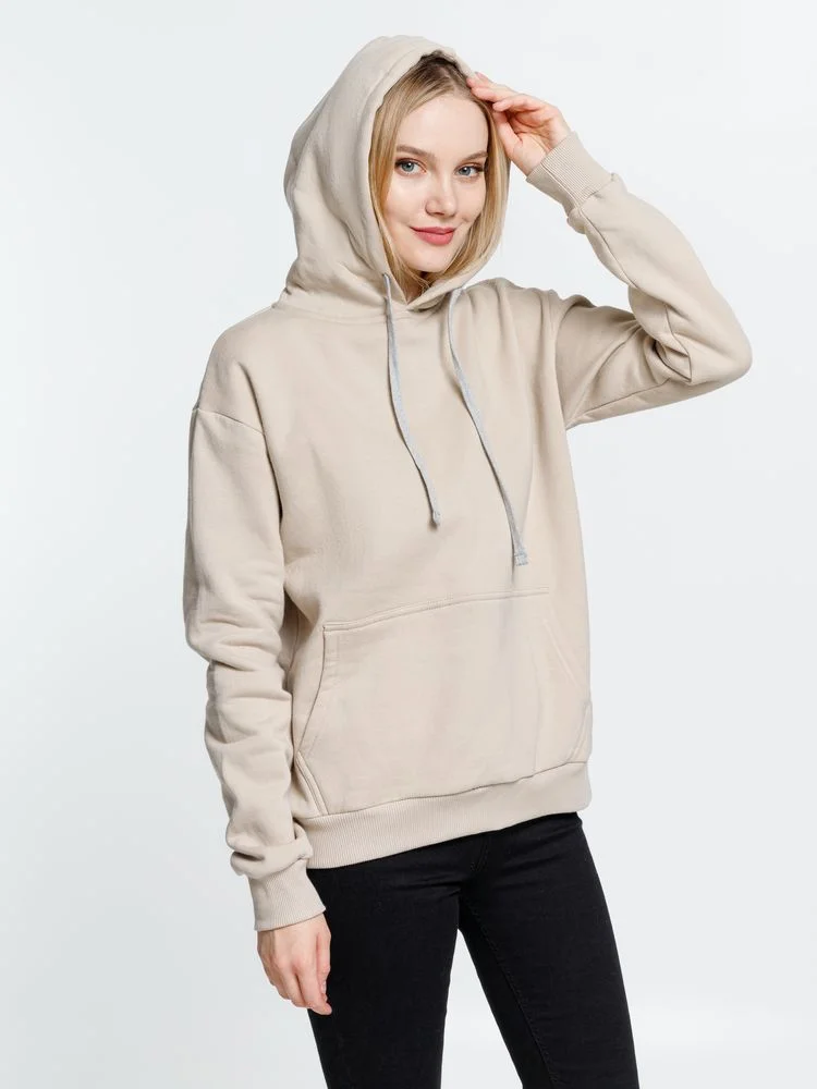 Толстовка с капюшоном Kirenga Heavy, бежевая - фото 9
