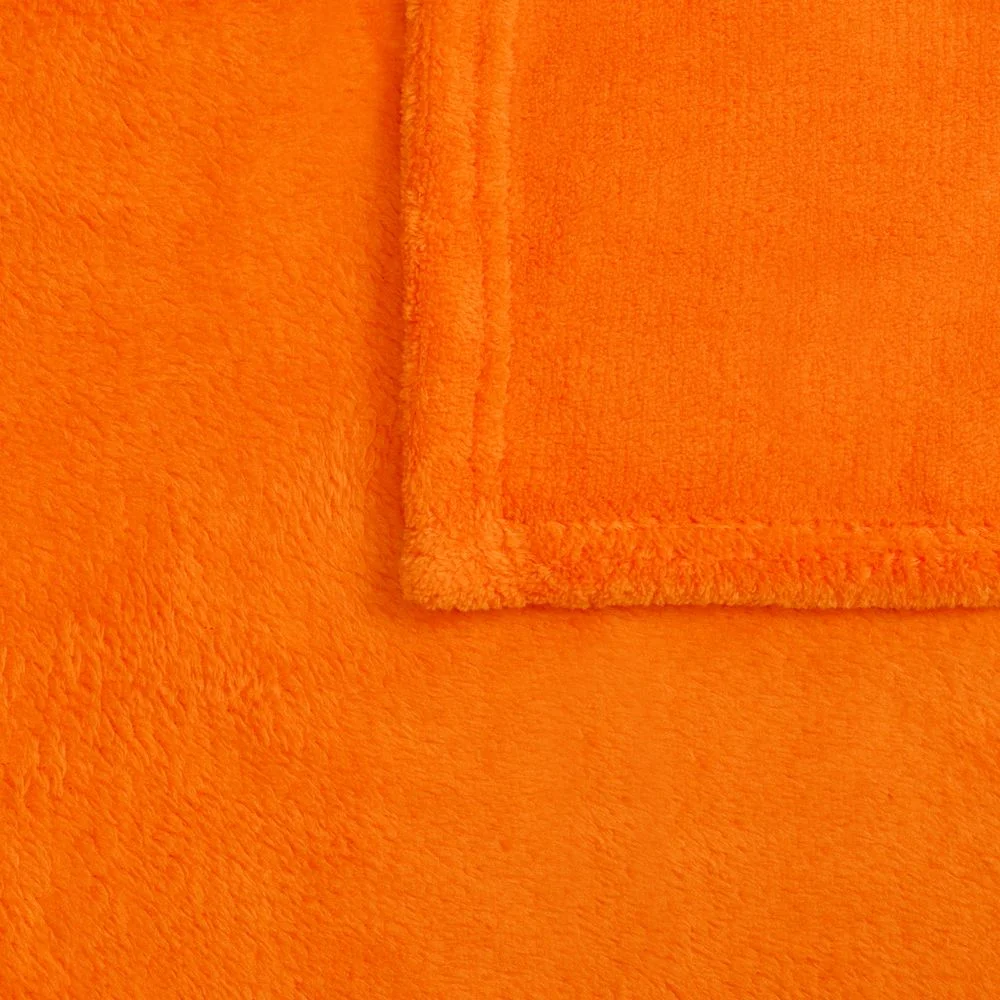 Плед Plush, оранжевый - фото 3