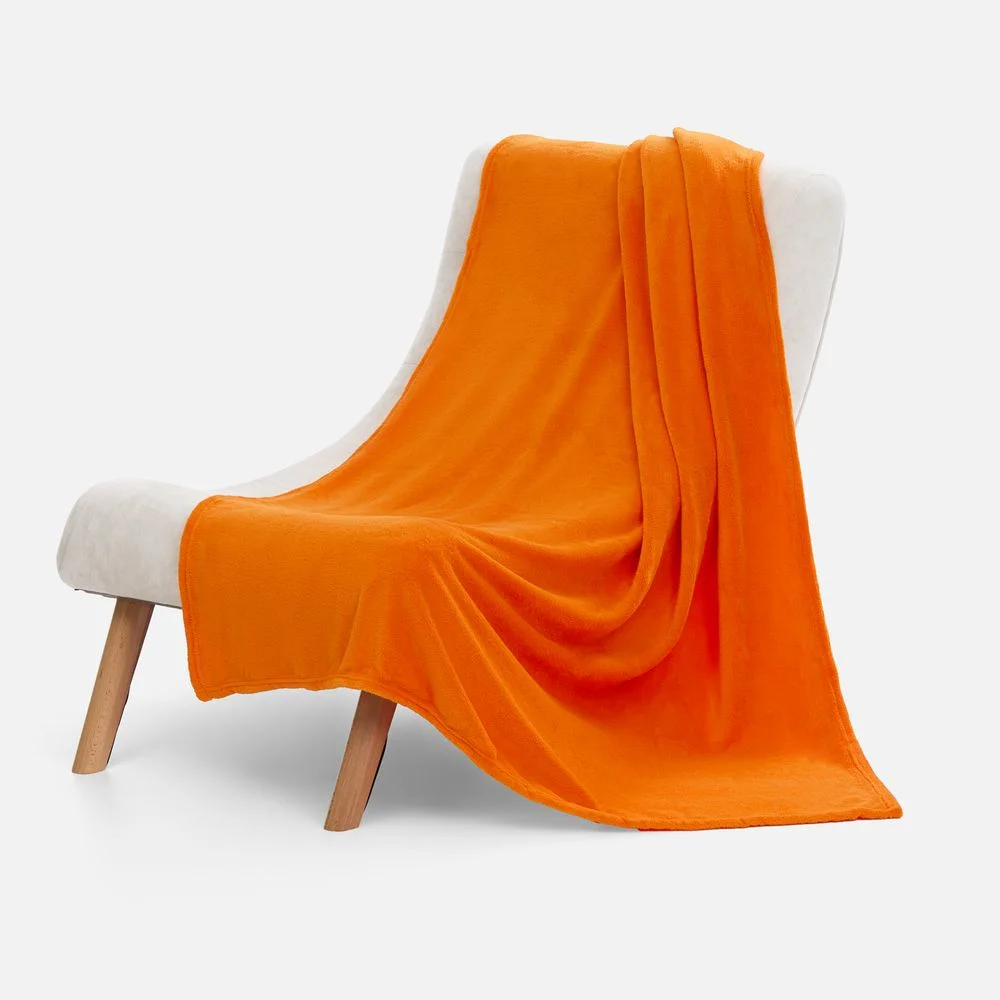 Плед Plush, оранжевый - фото 5