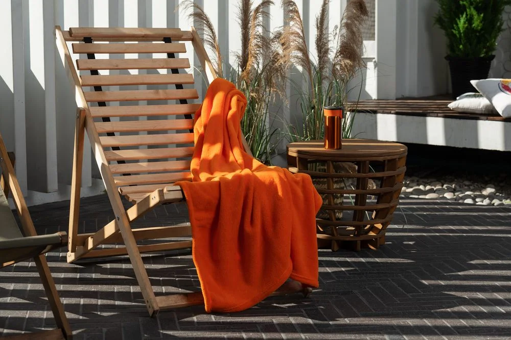 Плед Plush, оранжевый - фото 6