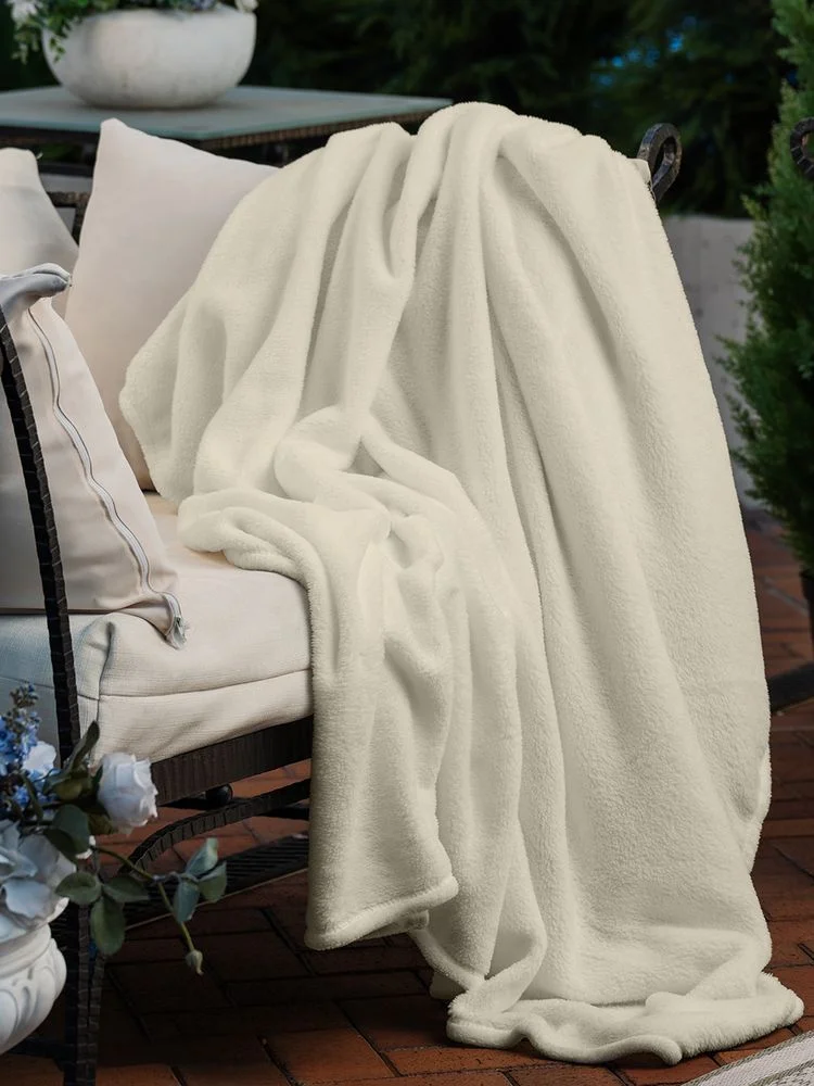 Плед Plush, бежевый - фото 8