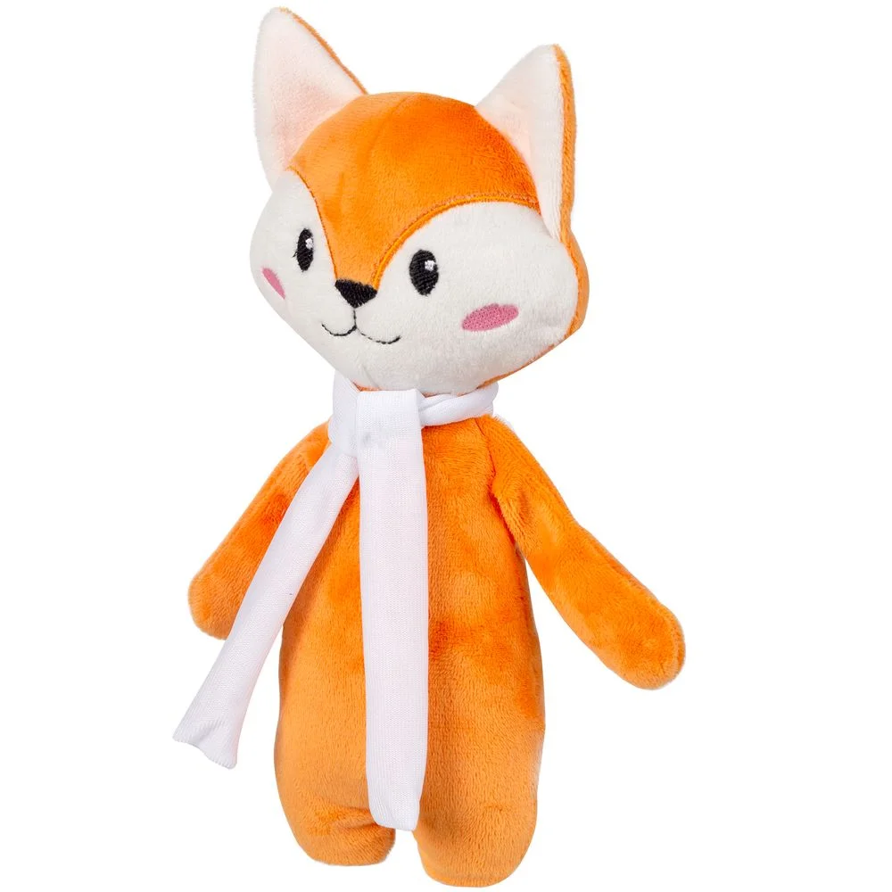 Мягкая игрушка Beastie Toys лисенок с белым шарфом - фото 2