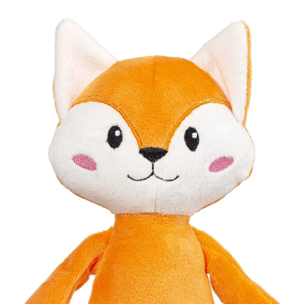 Мягкая игрушка Beastie Toys лисенок с белым шарфом - фото 3