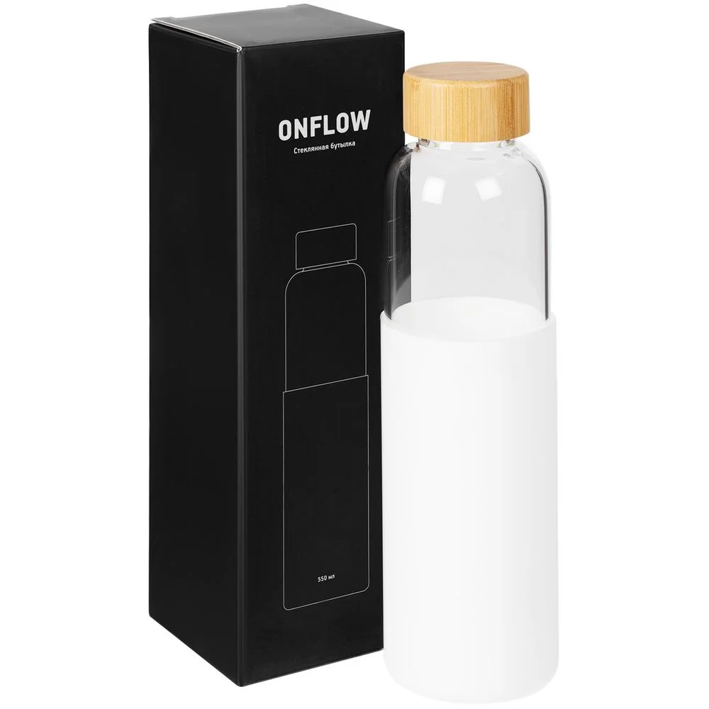 Бутылка для воды Onflow белая - фото 7