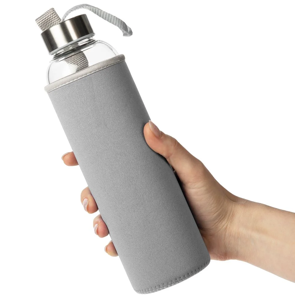 Бутылка для воды Sleeve Ace серая - фото 4