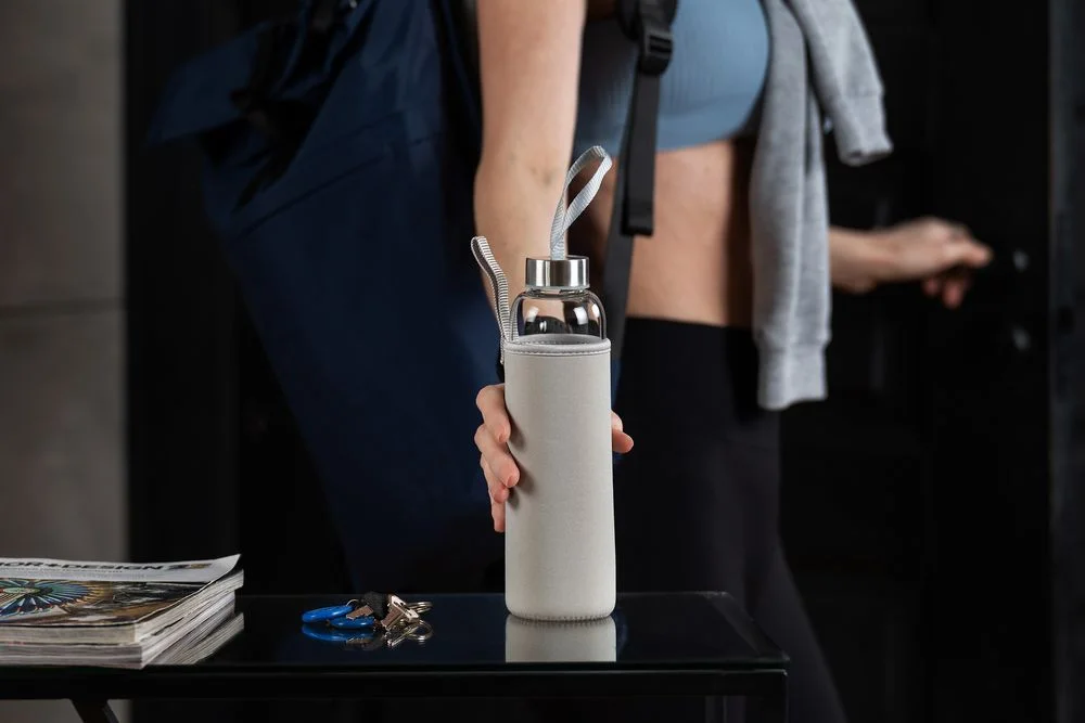 Бутылка для воды Sleeve Ace серая - фото 6