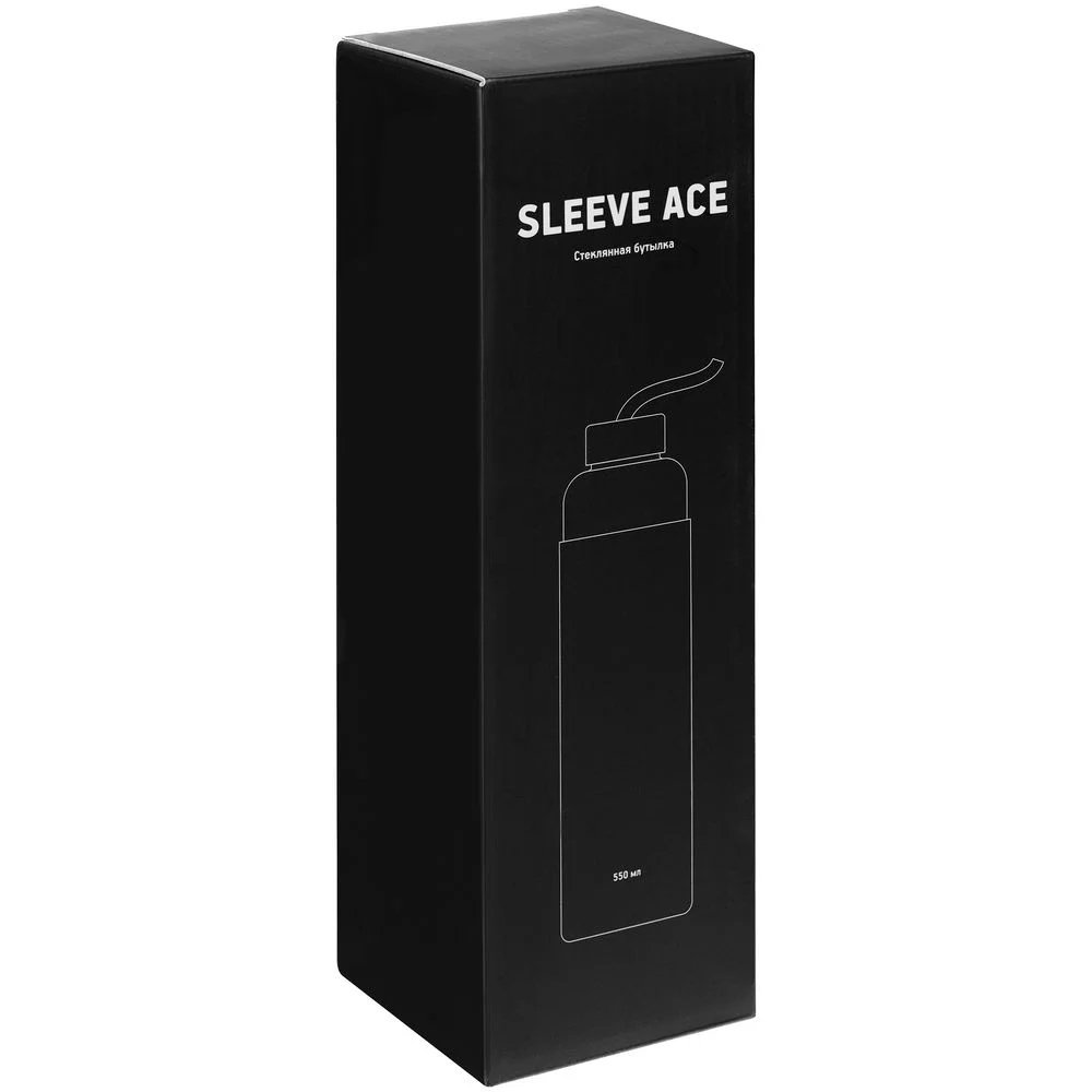 Бутылка для воды Sleeve Ace серая - фото 9