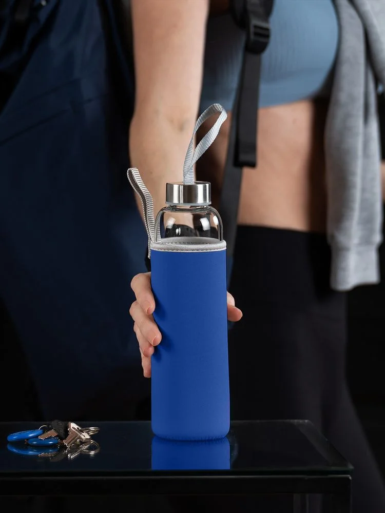 Бутылка для воды Sleeve Ace синяя - фото 7