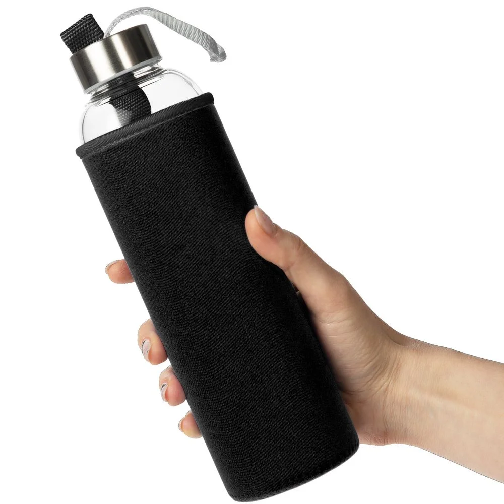 Бутылка для воды Sleeve Ace черная - фото 5