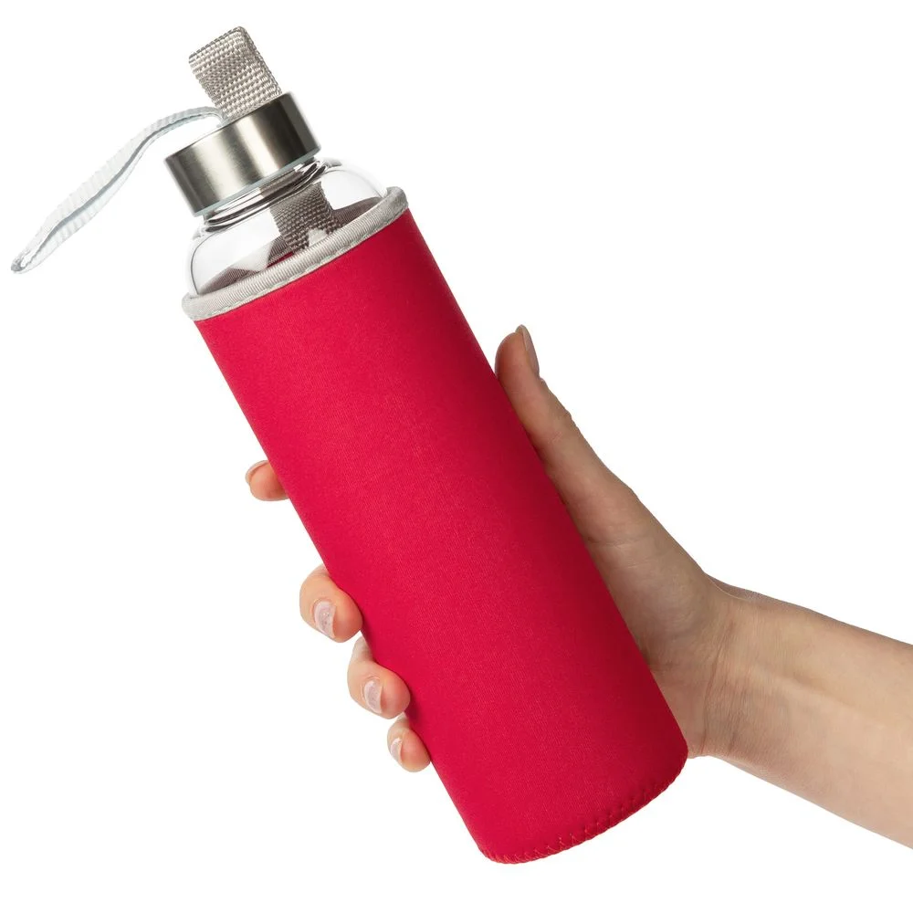 Бутылка для воды Sleeve Ace красная - фото 4