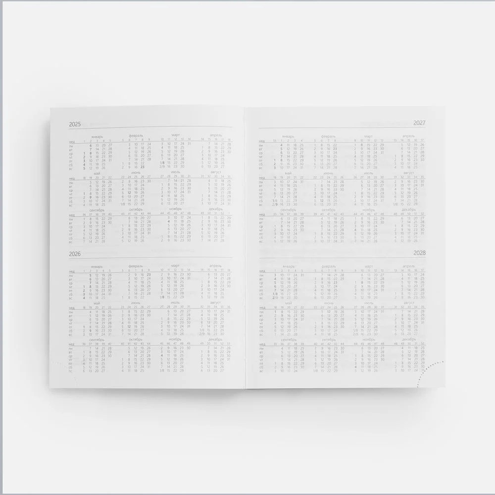 Ежедневник Nebraska, недатированный, черный - фото 6