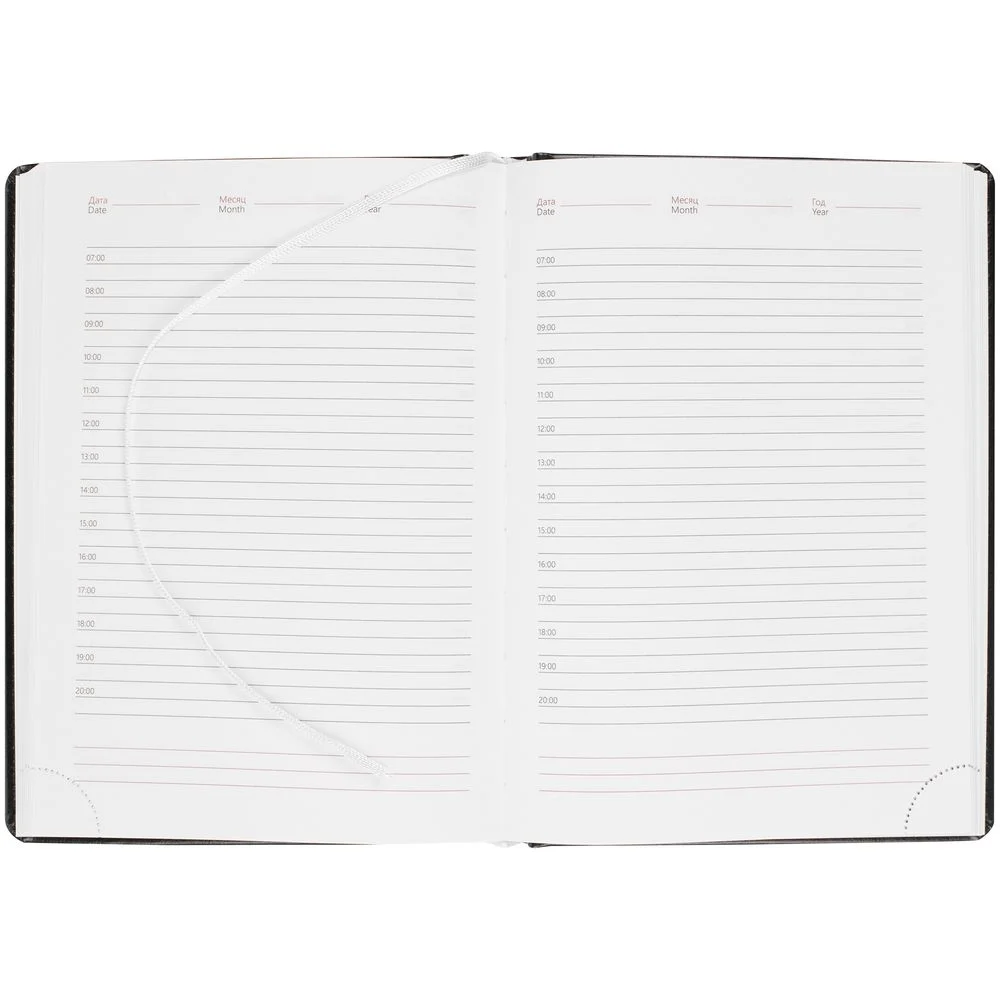 Ежедневник Nebraska, недатированный, черный - фото 7