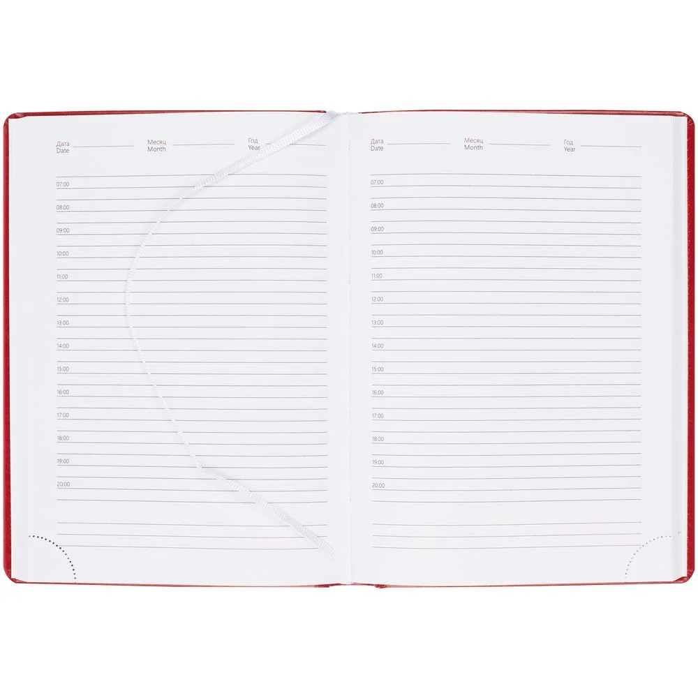 Ежедневник Nebraska, недатированный, красный - фото 7