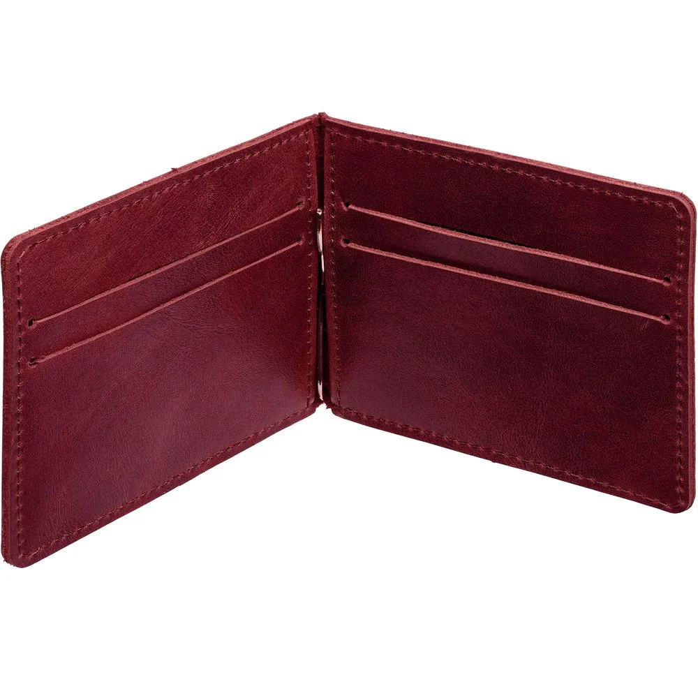 Зажим для купюр Apache темно-красный - фото 5