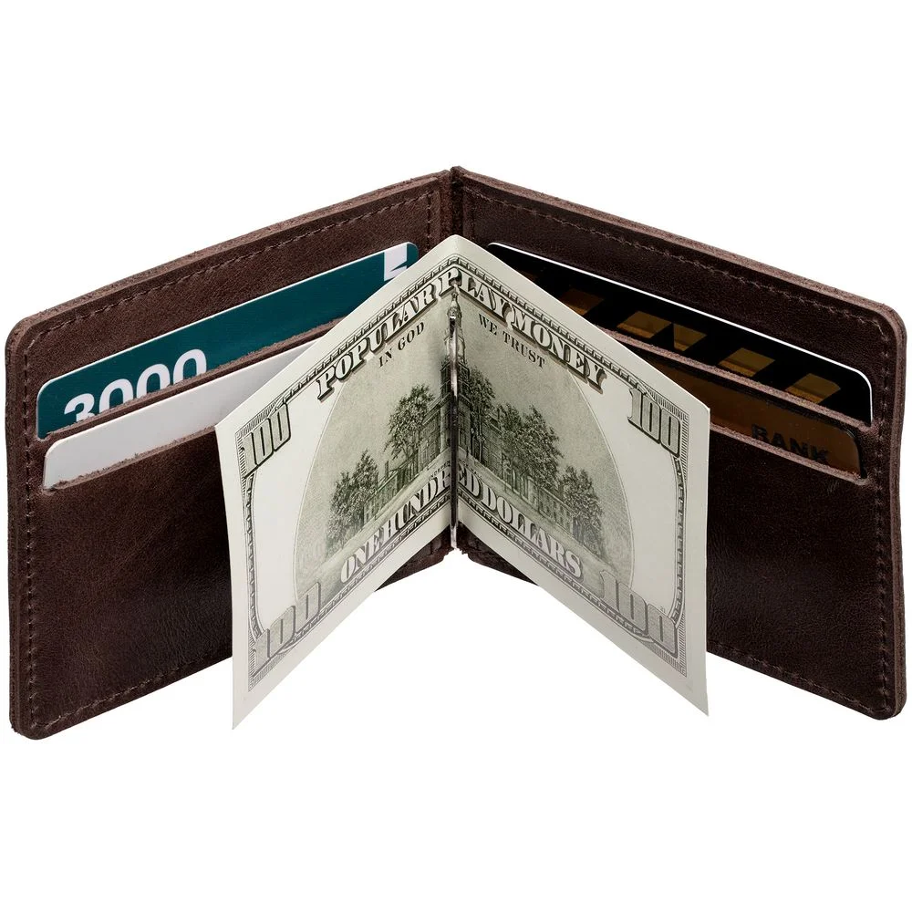 Зажим для купюр Apache, темно-коричневый - фото 6