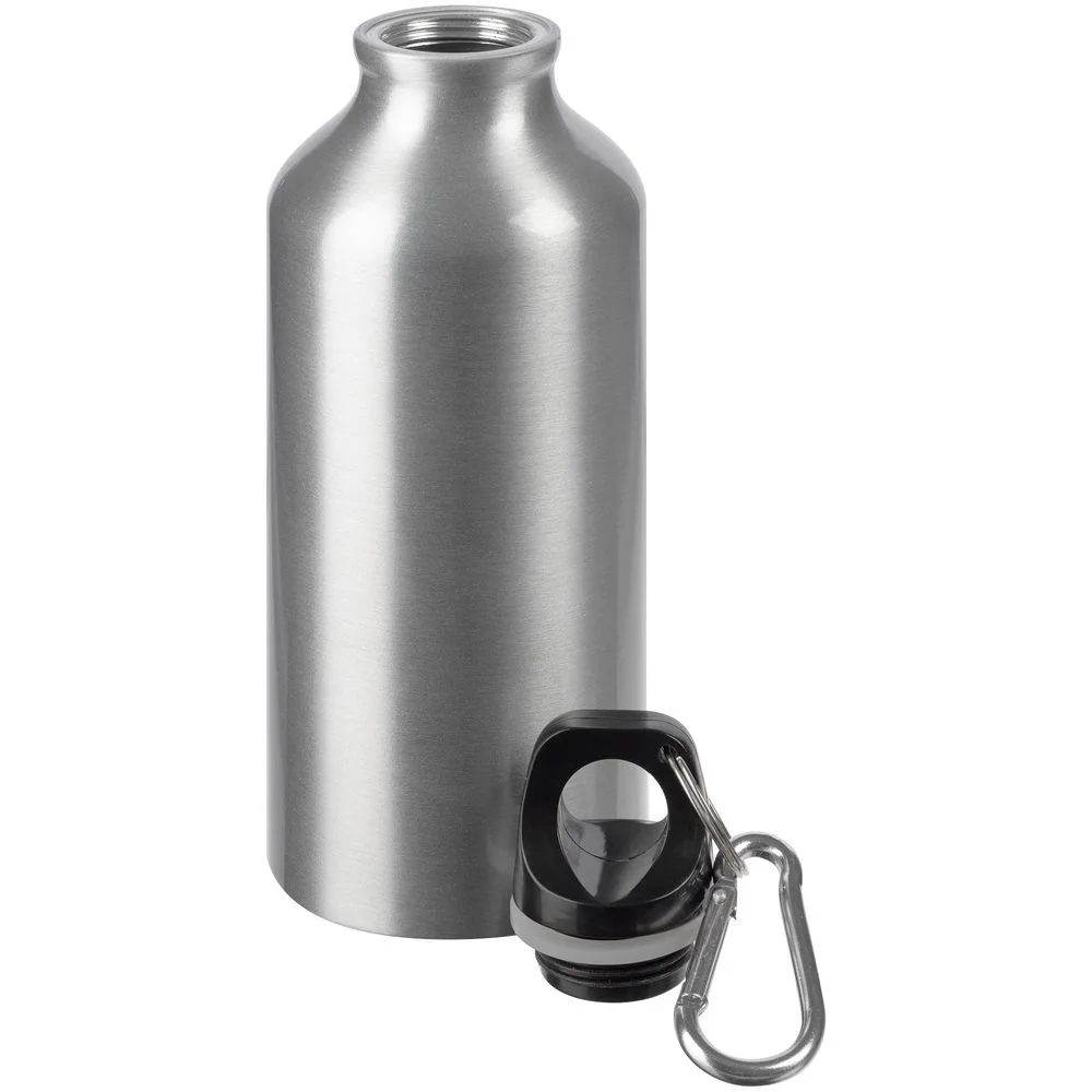 Бутылка для воды Кронос "Kronos" 400мл серебристая - фото 2