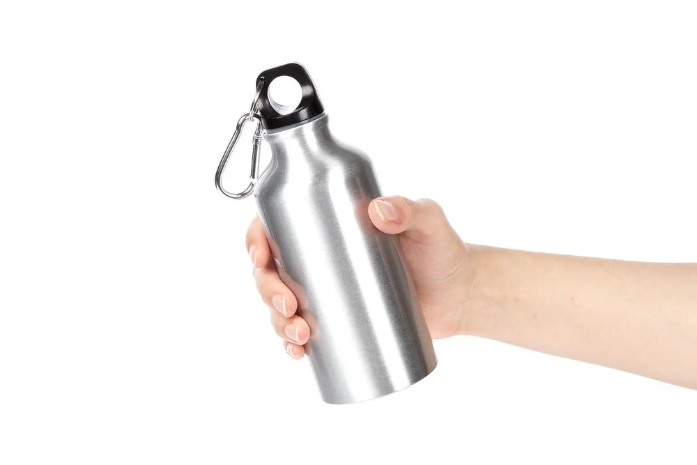 Бутылка для воды Кронос "Kronos" 400мл серебристая - фото 3