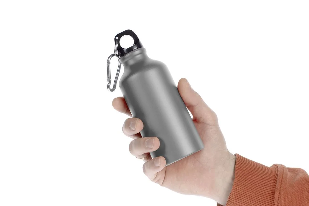 Бутылка для воды Кронос "Kronos" 400мл серая - фото 3