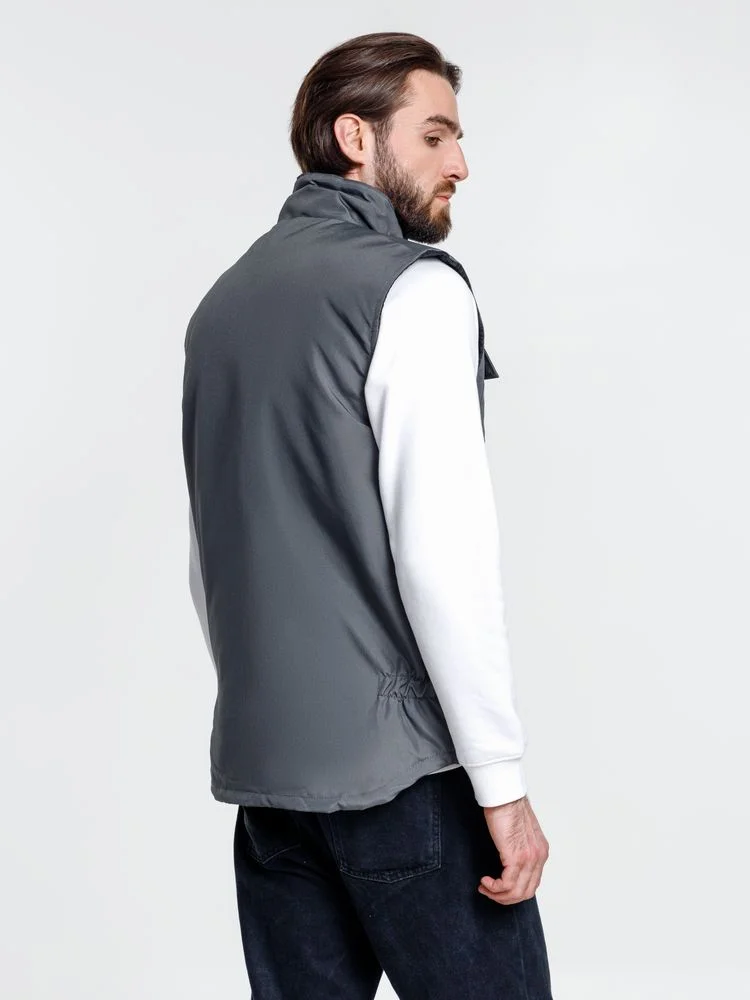 Жилет мужской Stockholm серый - фото 8