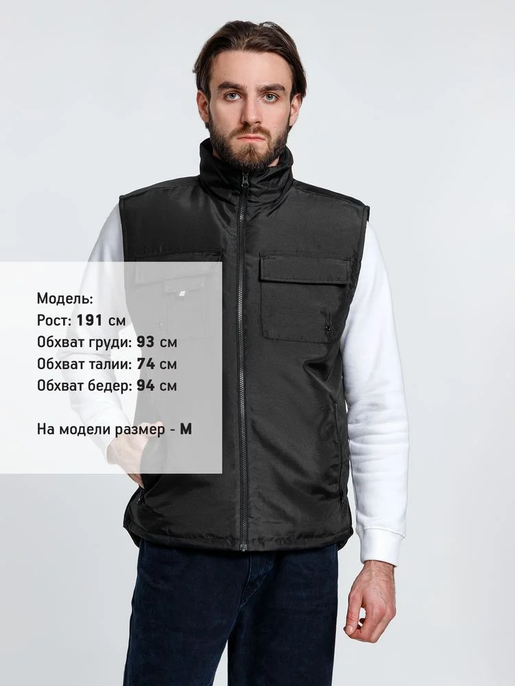 Жилет мужской Stockholm, черный - фото 5
