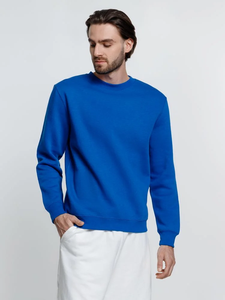 Свитшот унисекс Delta ярко-синий - фото 10