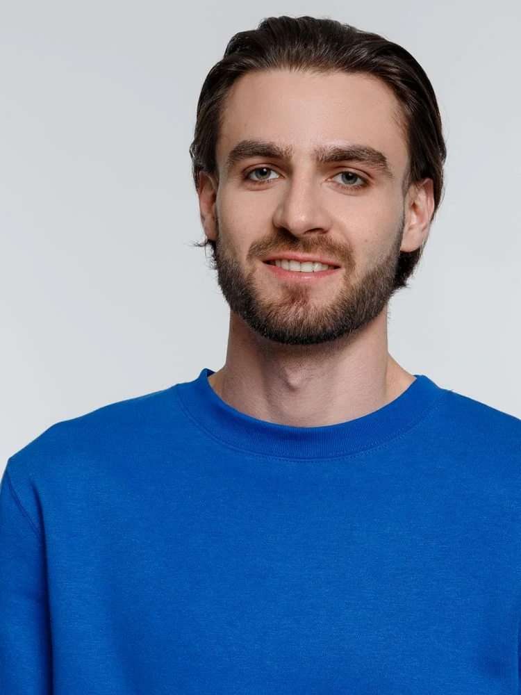 Свитшот унисекс Delta ярко-синий - фото 12