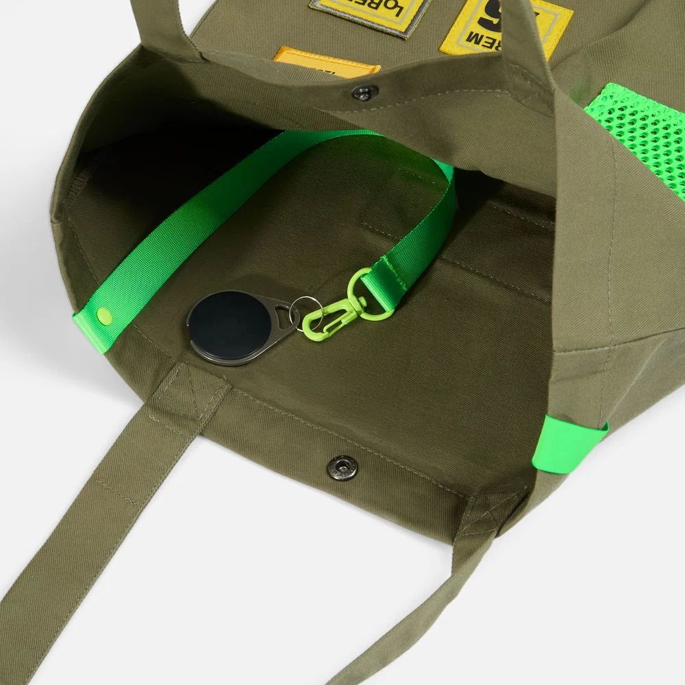 Застежка-карабин Snap Hook M желтый неон - фото 5