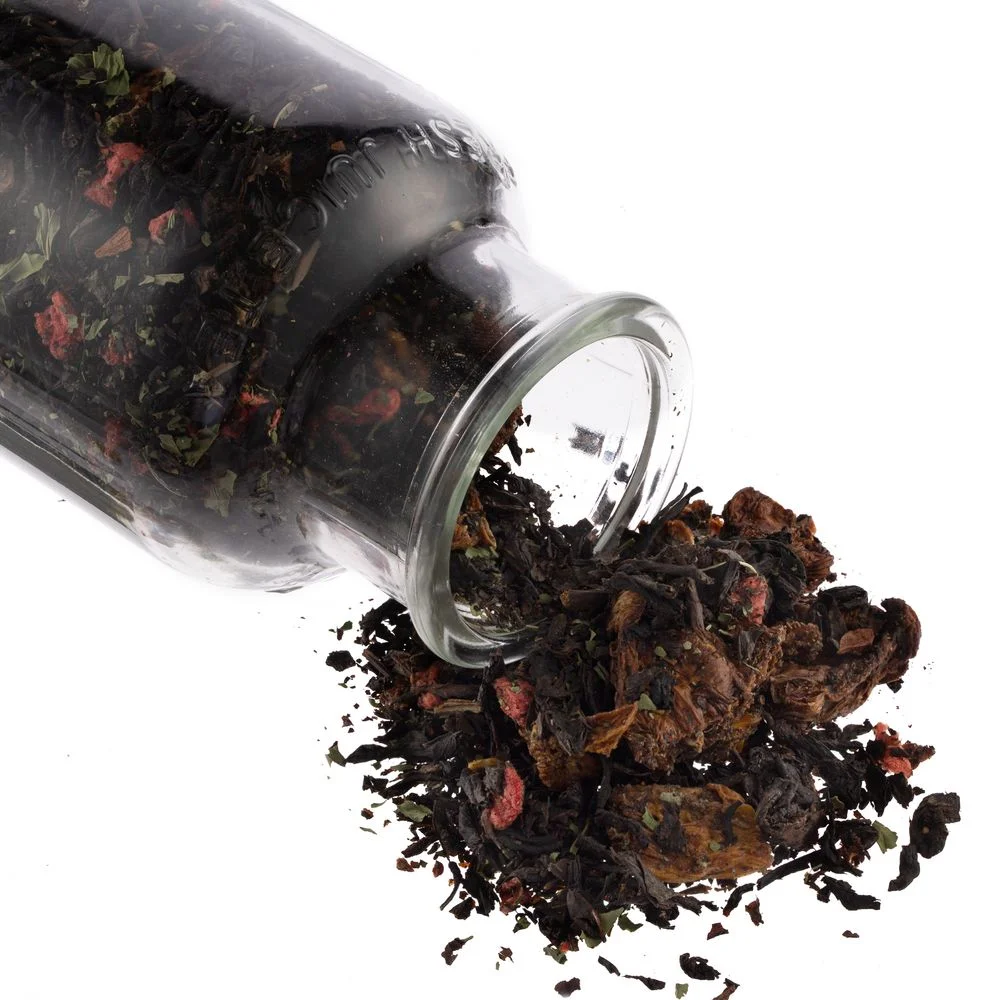 Чай Сокочай черный с ананасом клубникой и мятой - фото 2