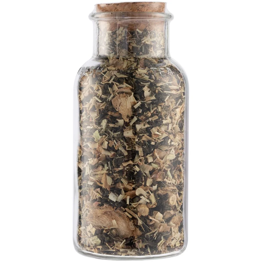 Чай Сокочай с соком ананаса с вишней цветками и коркой граната и лемонграссом - фото 4