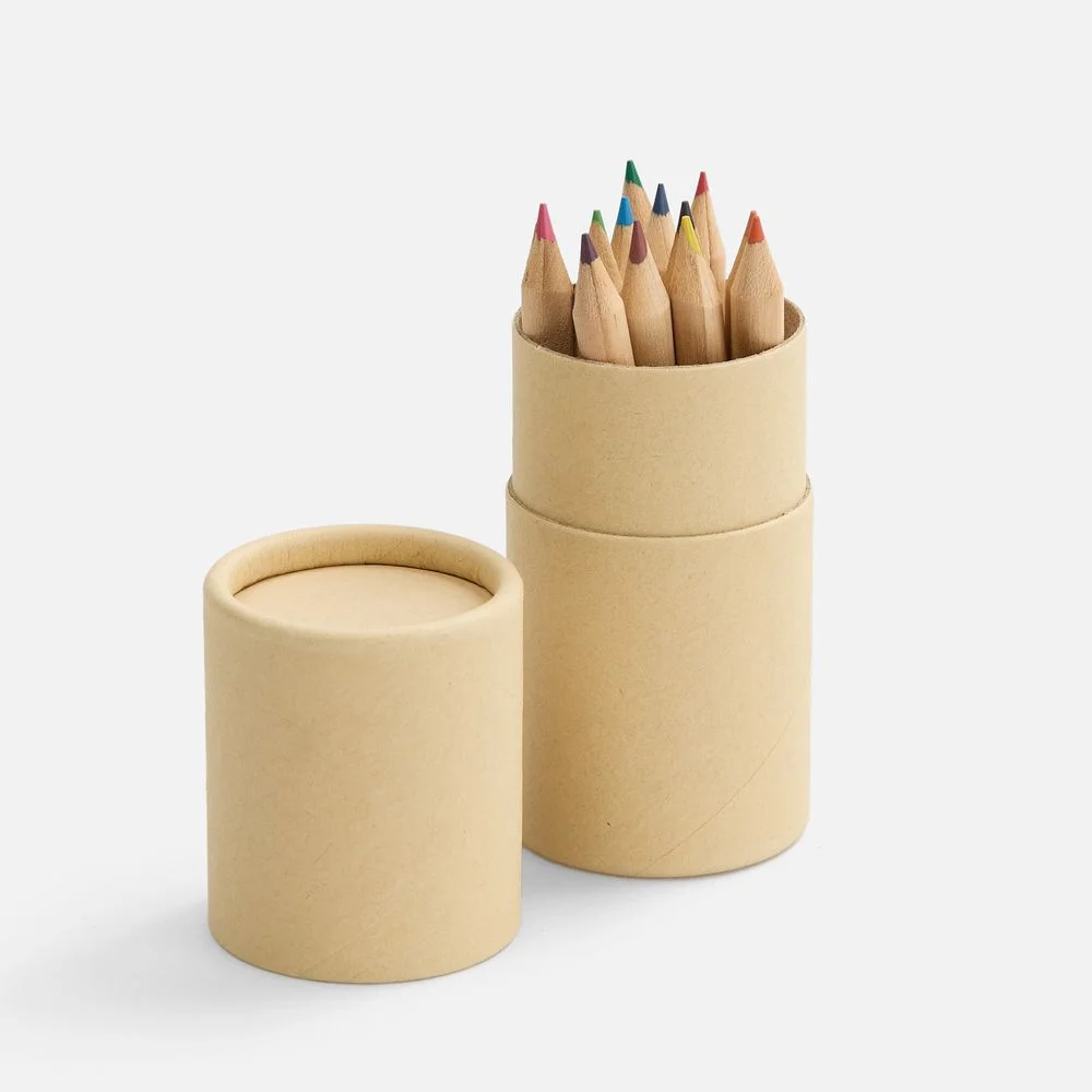 Набор цветных карандашей Pencilvania Tube Plus крафт - фото 2