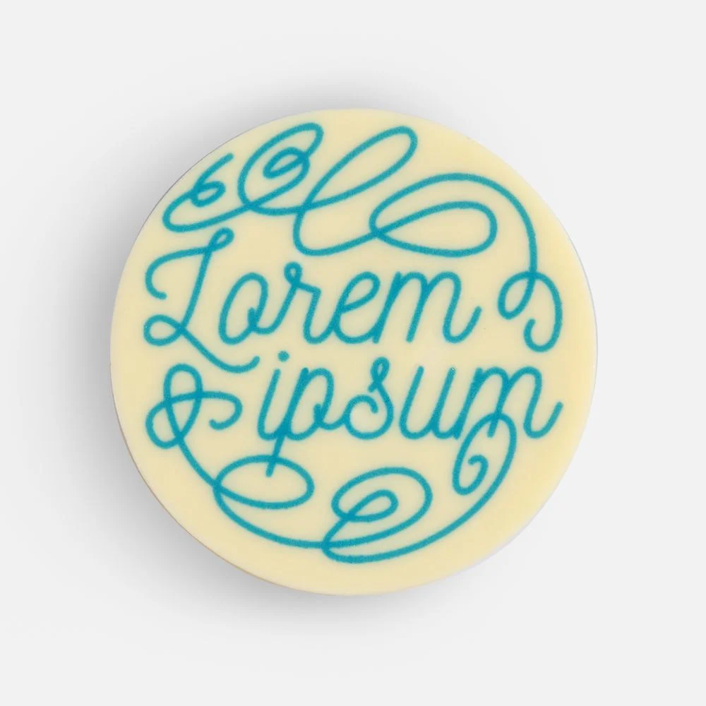 Печенье Dream White в белом шоколаде круг