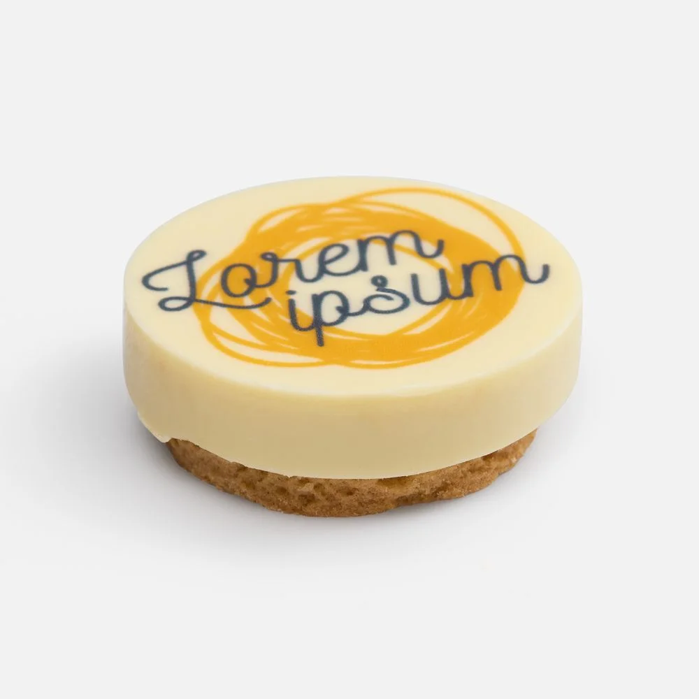 Печенье Dream White в белом шоколаде круг - фото 3