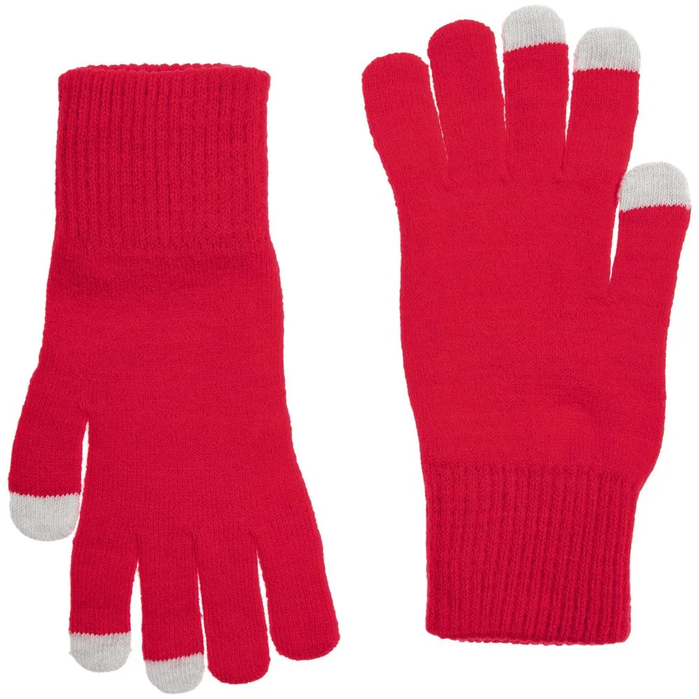 Перчатки сенсорные Urban Flow красные - фото 2