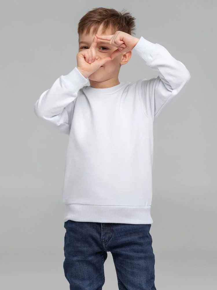 Свитшот детский Toima Kids 2.0 белый - фото 5