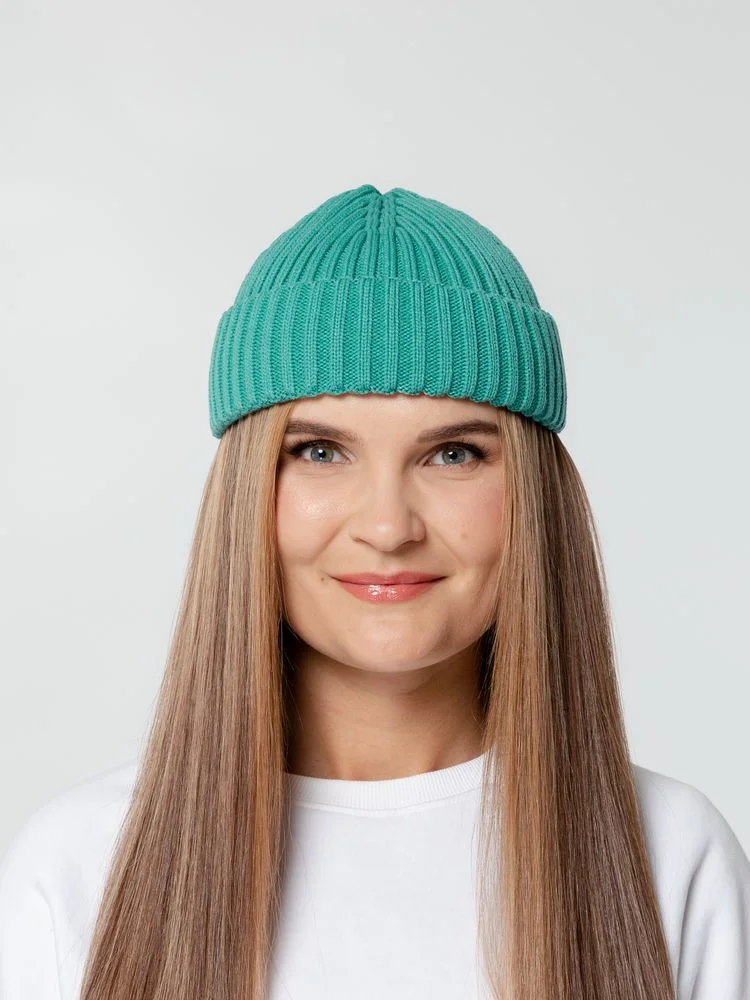 Шапка Hipsta бирюзовая тиффани - фото 4
